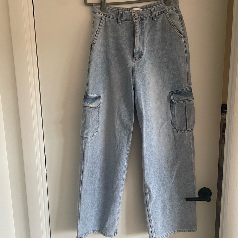 The Frankie Shop Denim Jeans in Light Blue